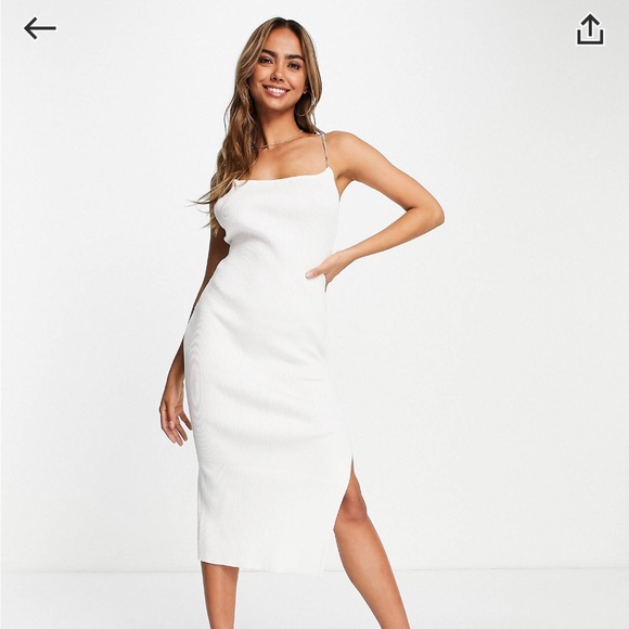 ASOS | Dresses | White Midi Dress | Poshmark